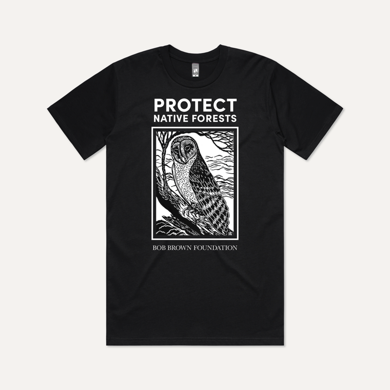 Protect Native Forests Unisex tee by Anne Conron