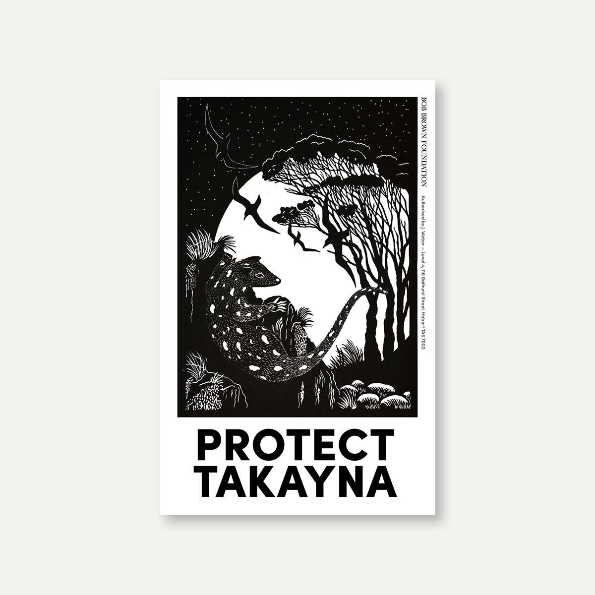 Protect Takayna – Anne Conron Quoll design sticker