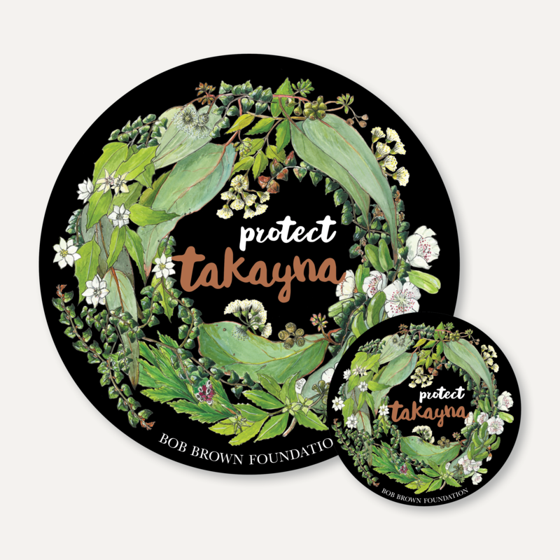 Protect Takayna by Maura Allen sticker set