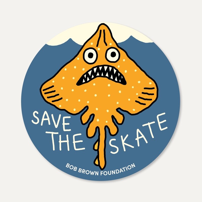 Save the Skate sticker by Tom O'Hern (large)