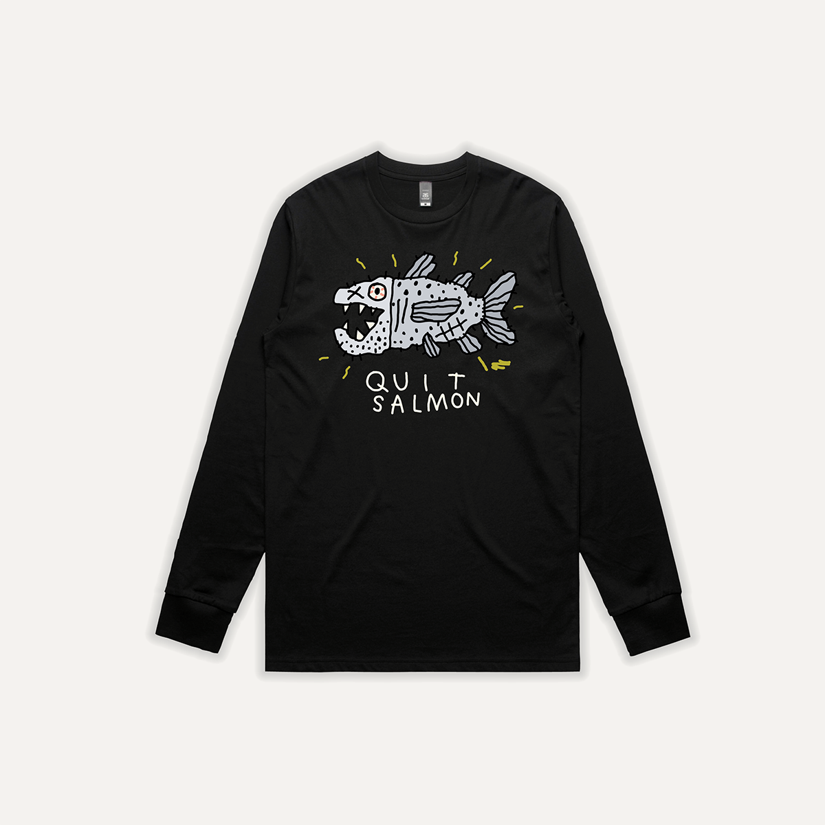 Quit Salmon long-sleeve tee by Tom O'Hern