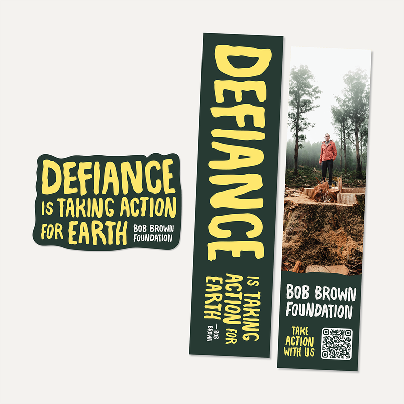 Defiance sticker and bookmark pack