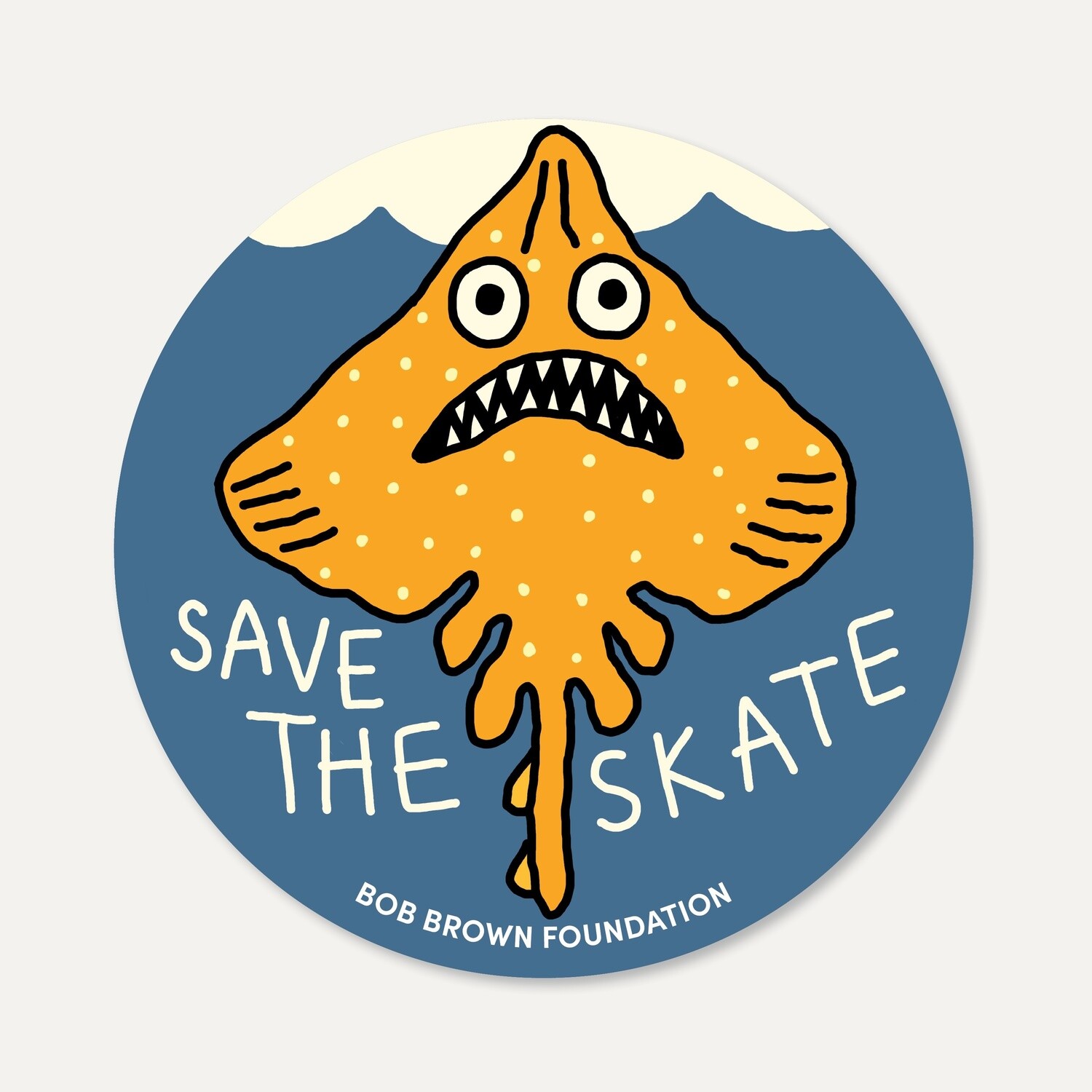 Save the Skate sticker by Tom O'Hern (small)