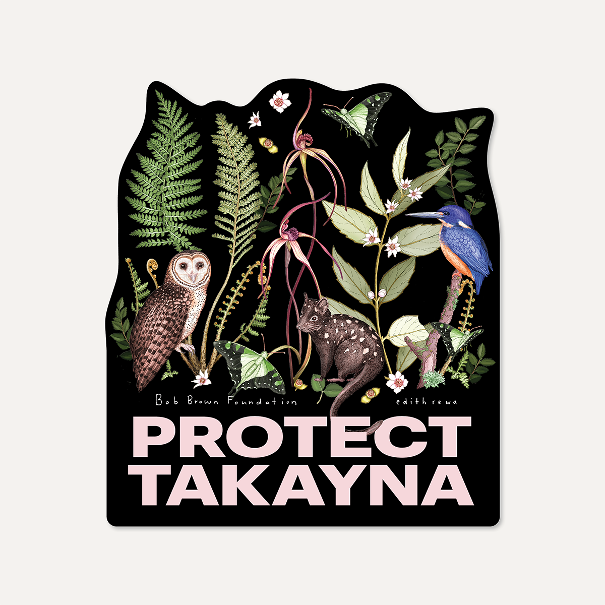 Protect Takayna sticker by Edith Rewa
