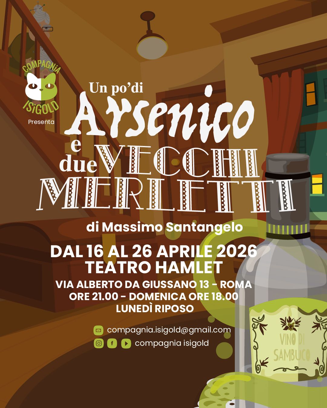 UN PO' DI ARSENICO E DUE VECCHI MERLETTI - 18 APRILE 2026