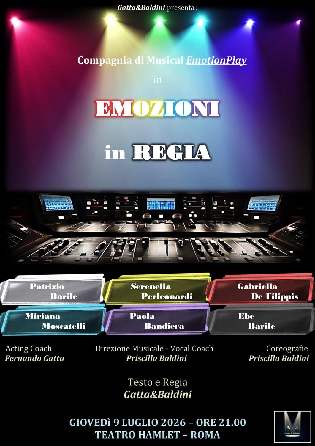 EMOZIONI IN REGIA - 9 LUGLIO 2026