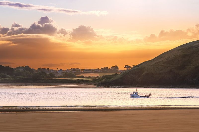 Padstow Day Boat on the  Camel Estuary, Cornwall