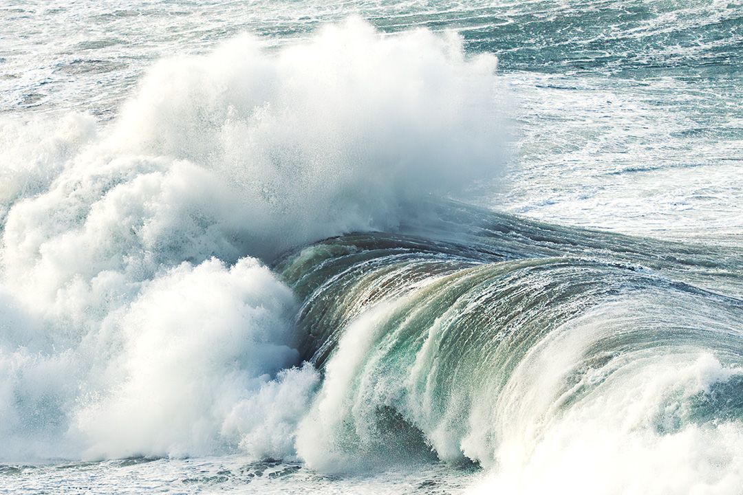 Huge Winter Wave, Cornwall