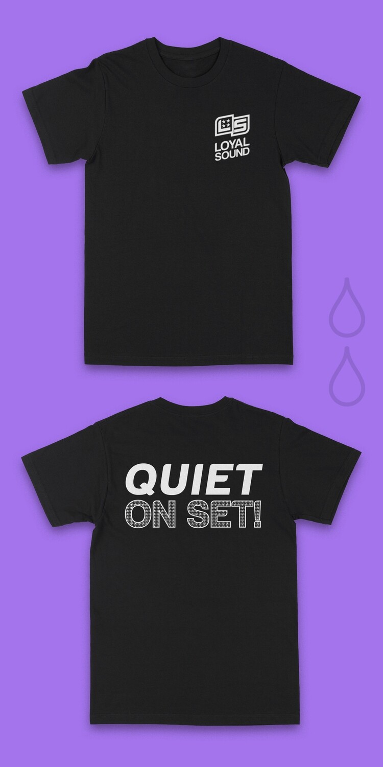 Black Shirt - Quiet on set