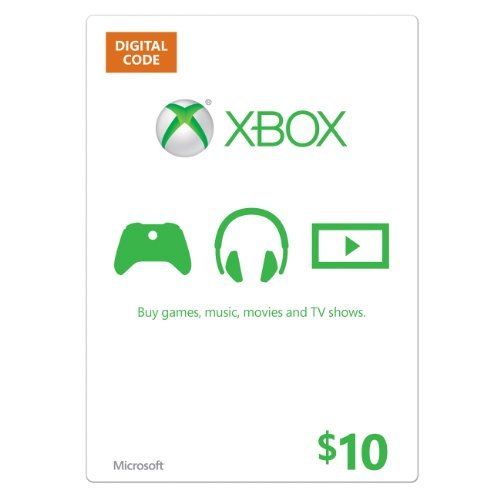 Xbox 10 Gift Card Online Game Code Email Delivery