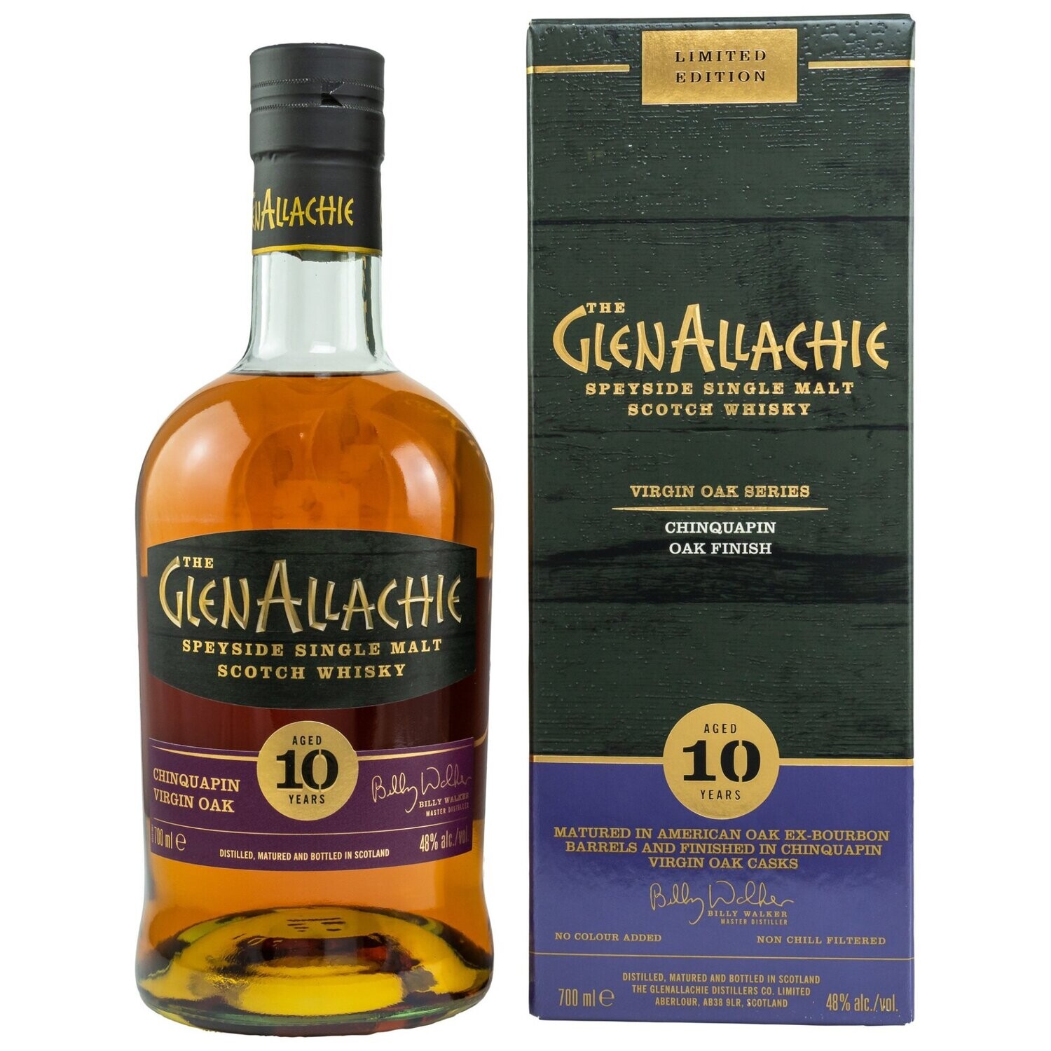 Glenallachie 10 Jahre Chinquapin Oak Wood Finish