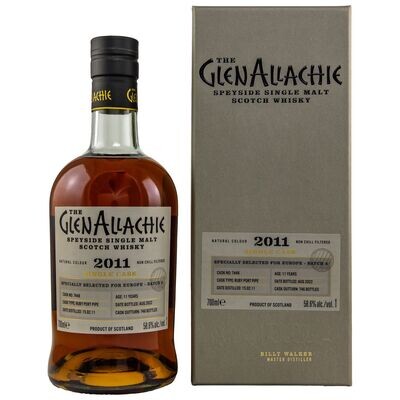 Glenallachie 11 Jahre 2011/2022 Ruby Port Pipe Fass 7448 Glenallachie 11 Jahre 2011/2022 Ruby Port Pipe Fass 7448