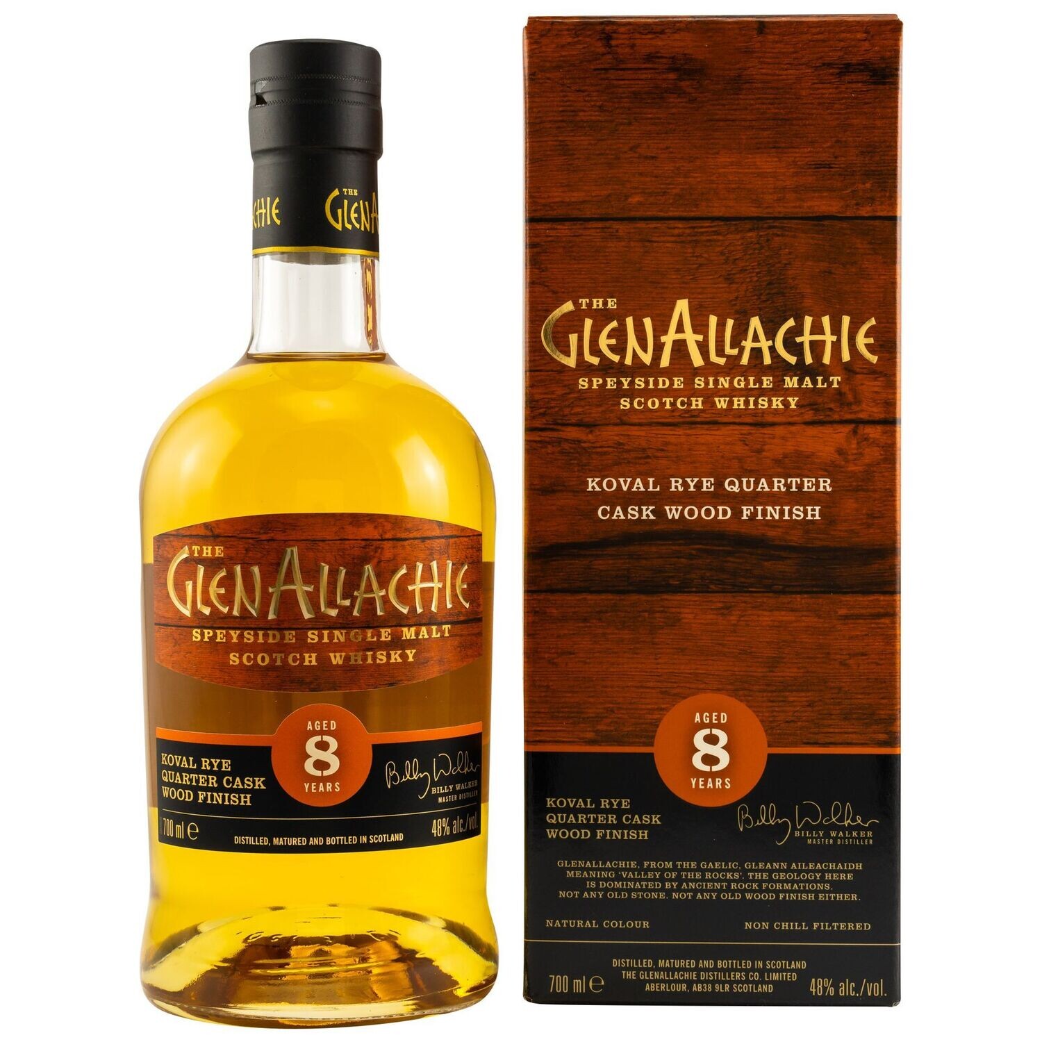 Glenallachie 8 Jahre Koval Rye Wood Finish
