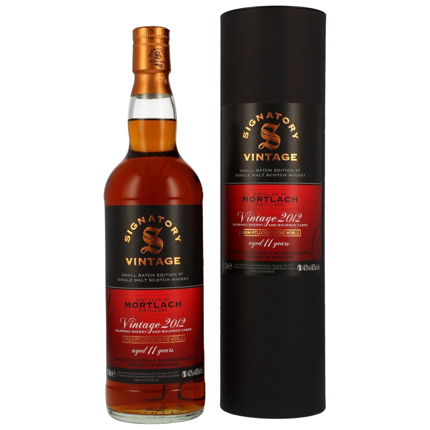 Mortlach 11 Jahre Small Batch Edition No. 1 Signatory