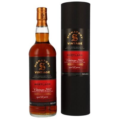 Mortlach 11 Jahre Small Batch Edition No. 1 Signatory Mortlach 11 Jahre Small Batch Edition No. 1 Signatory