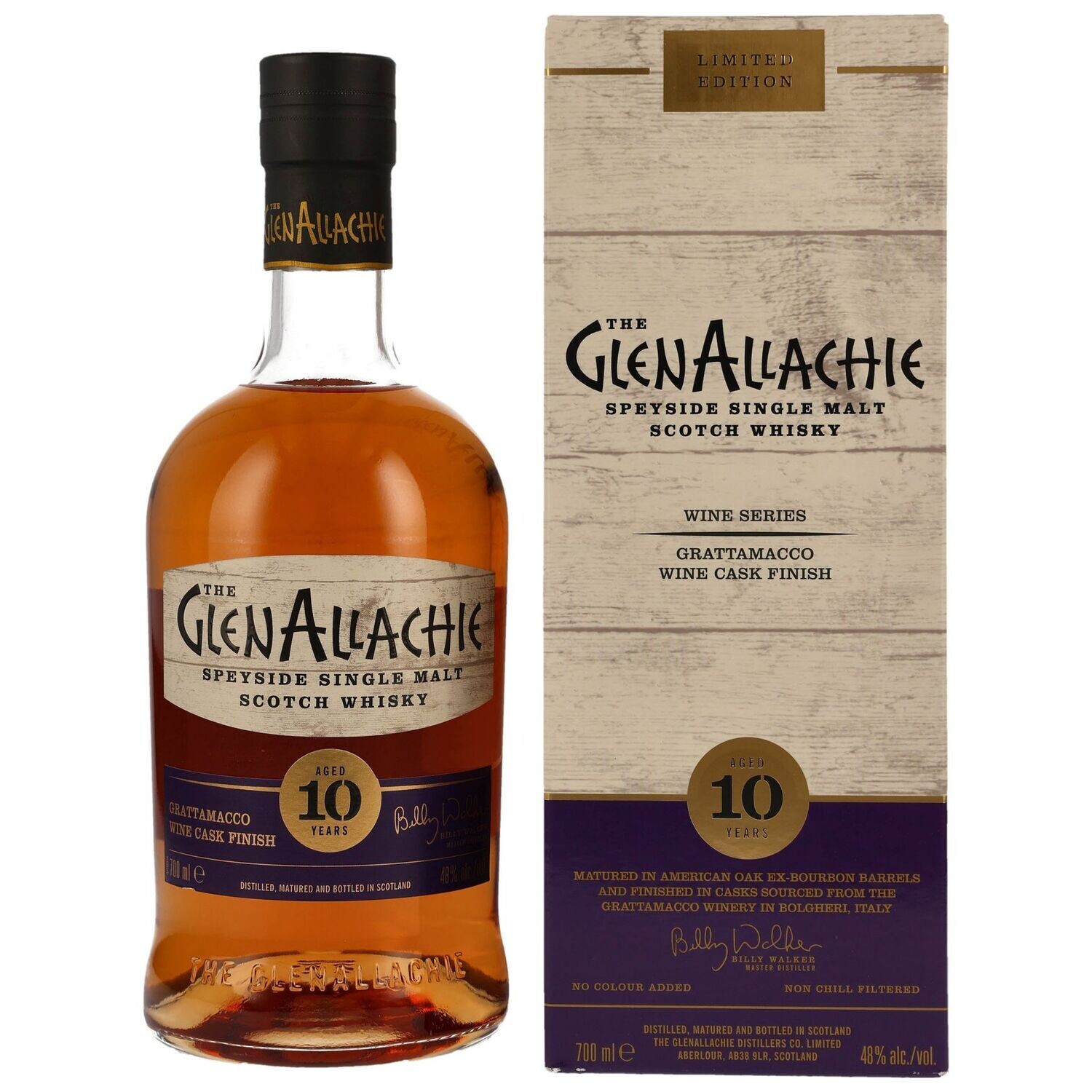 Glenallachie 10 Jahre Grattamacco Wine Finish