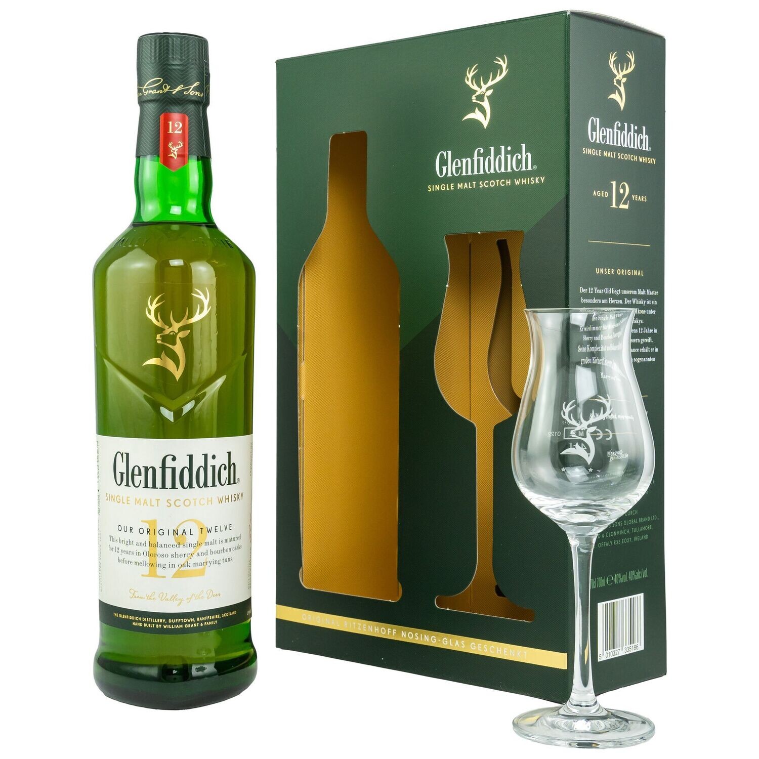 Glenfiddich 12 Jahre mit Nosingglas