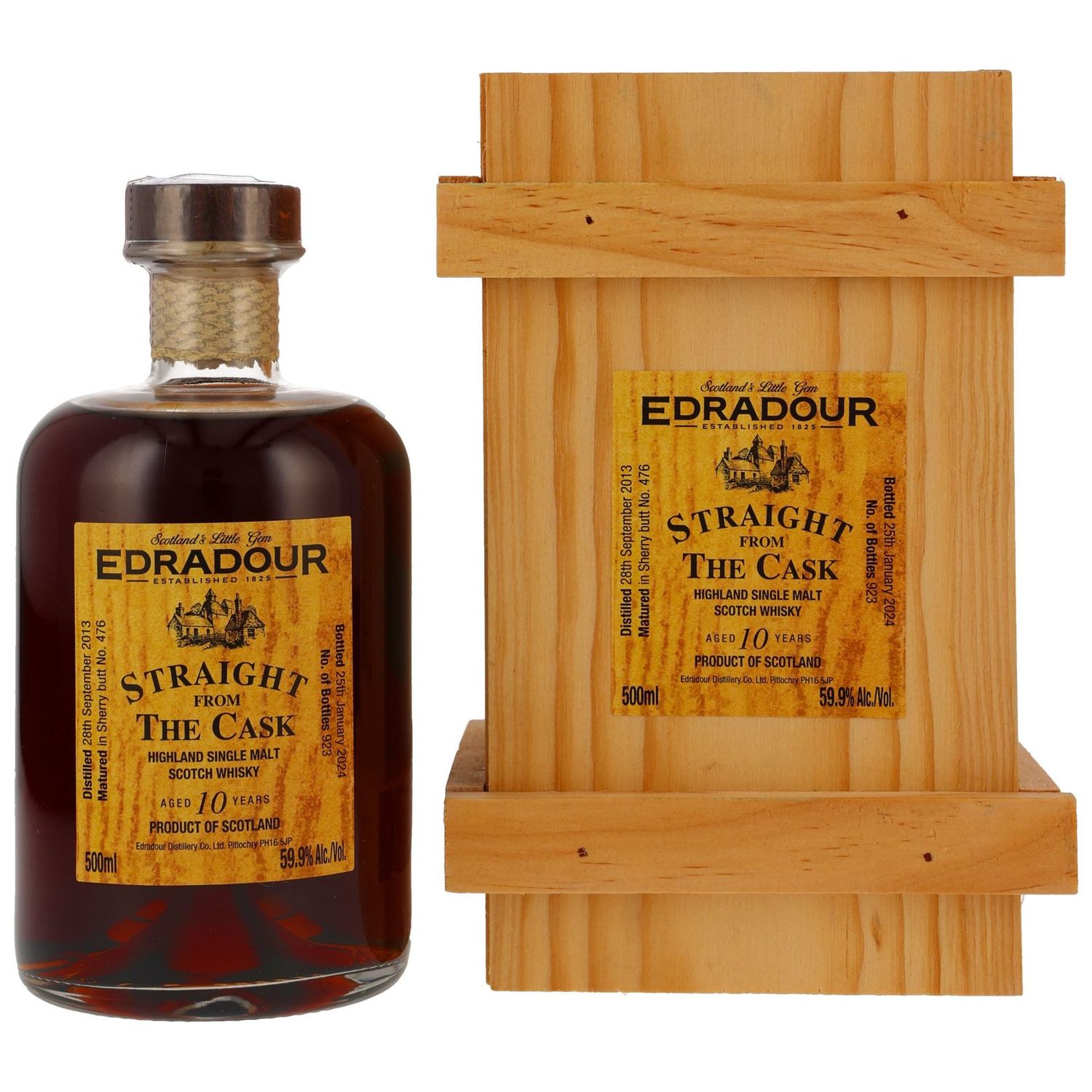 Edradour 10 Jahre 2013/2024 Sherry Cask 476