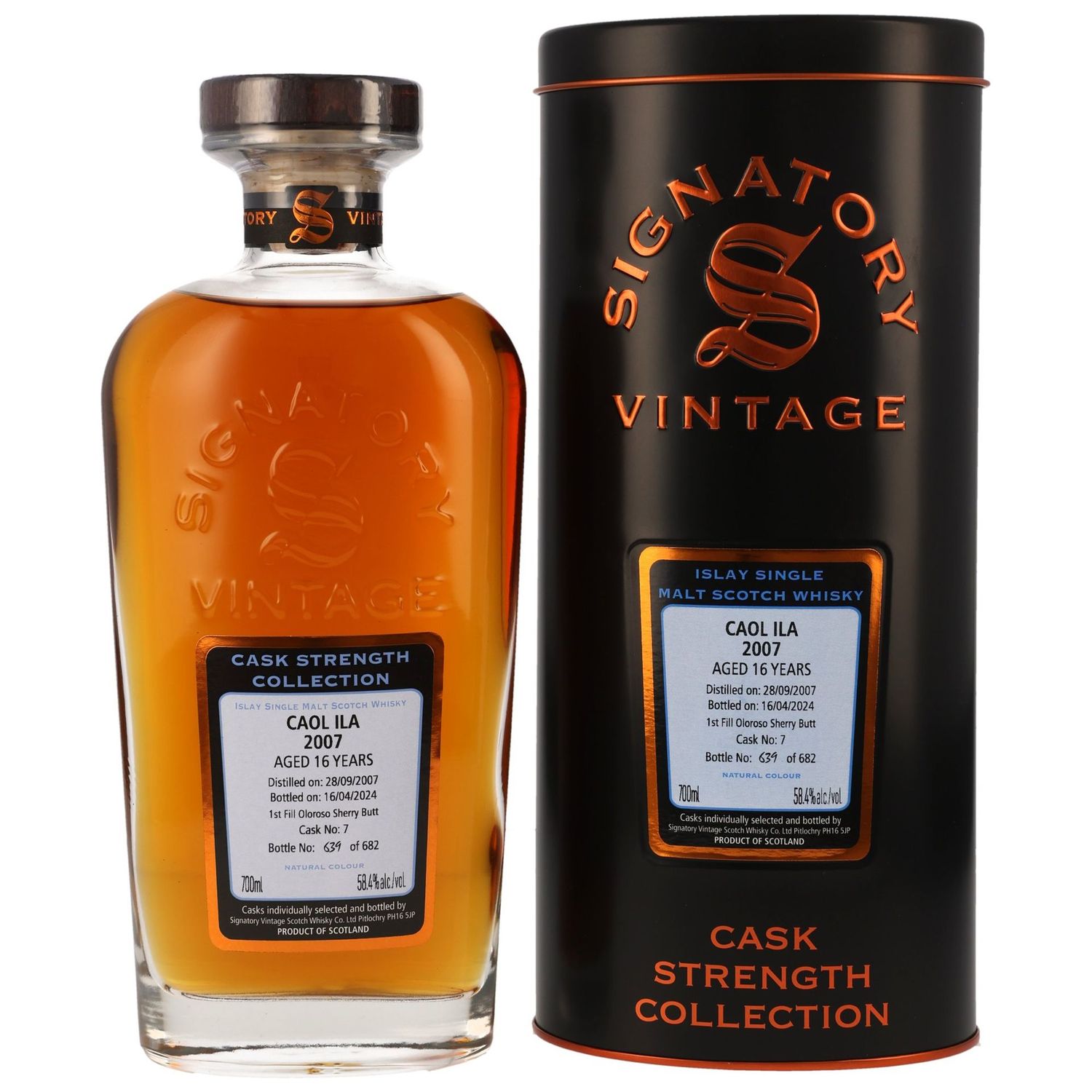 Caol Ila 2007-2024 Signatory Fass 7