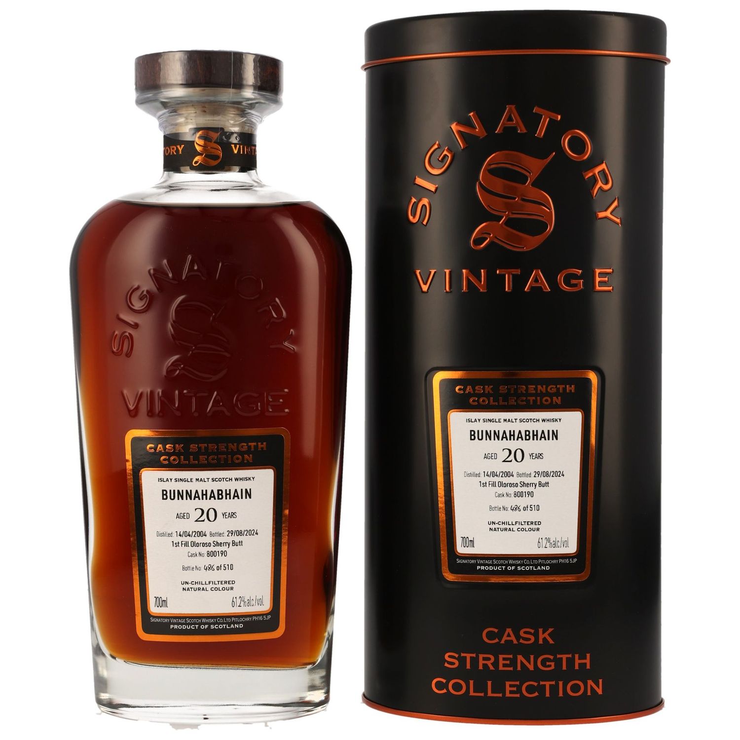 Bunnahabhain 20 Jahre 2004/2024 Signatory