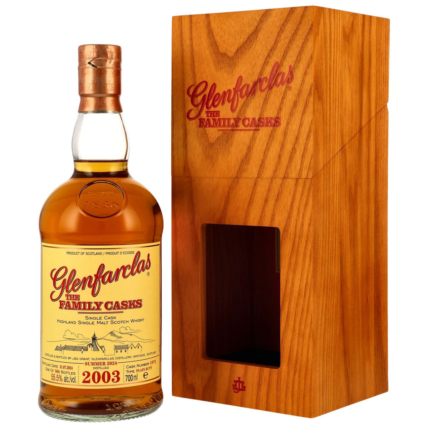 Glenfarclas 2003/2024 Family Cask Summer 2024 Fass 1972