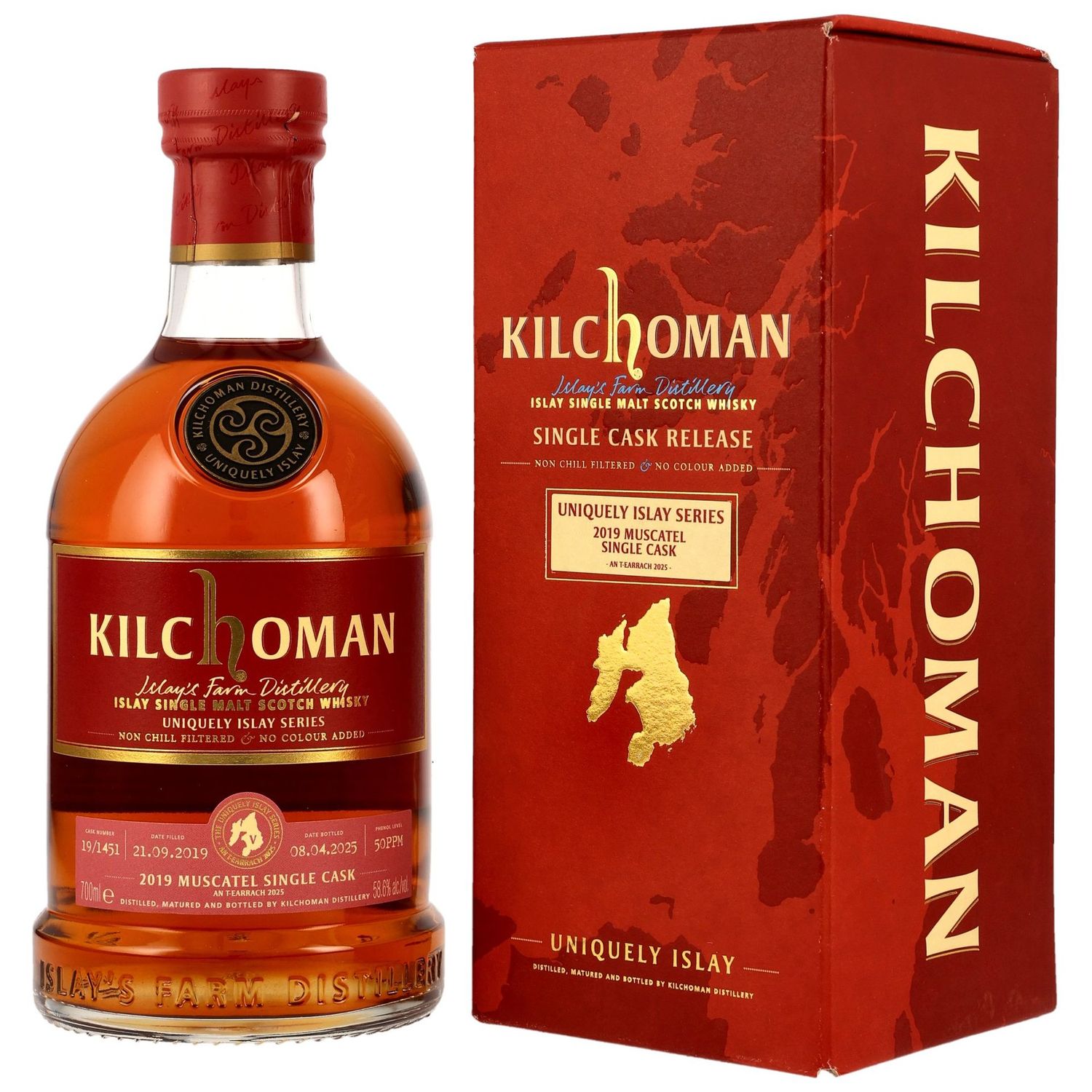Kilchoman 5 Jahre An T-Earrach Fass 19/1451