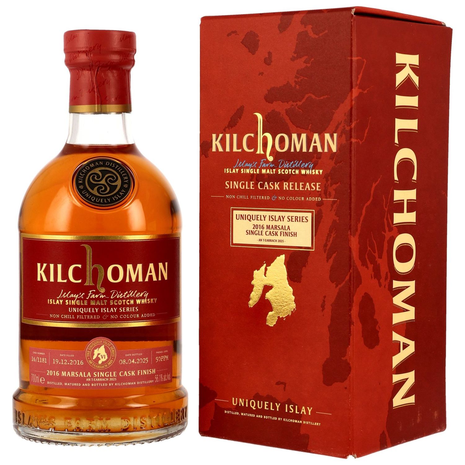 Kilchoman 8 Jahre An T-Earrach Fass 16/1181