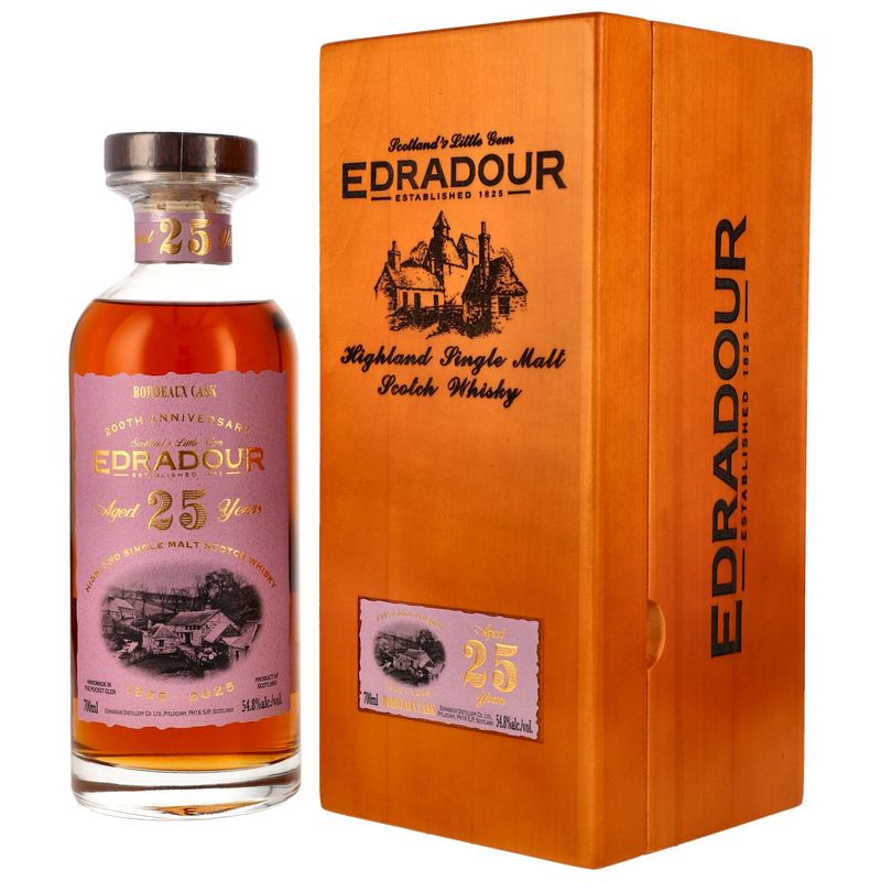Edradour 25 Jahre Bordeaux Fass 811 200th Anniversary Edradour 25 Jahre Bordeaux Fass 811 200th Anniversary