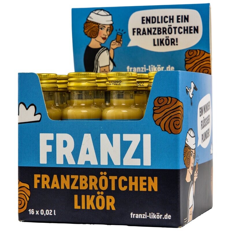Franzi Franzbrötchenlikör Miniatur Franzi Franzbrötchenlikör Miniatur