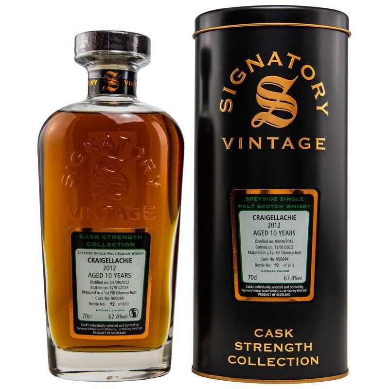 Craigellachie 10 Jahre 2012/2023 Sig Fass 900694 Craigellachie 10 Jahre 2012/2023 Sig Fass 900694
