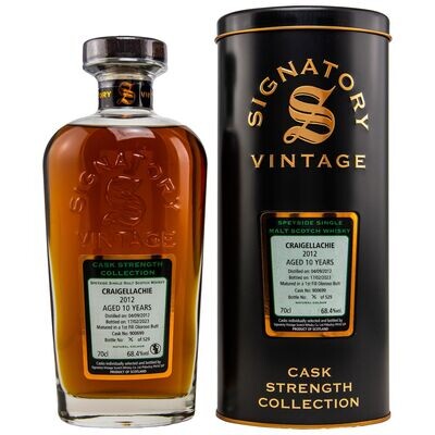Craigellachie 10 Jahre 2012/2023 Sig Fass 900699 Craigellachie 10 Jahre 2012/2023 Sig Fass 900699