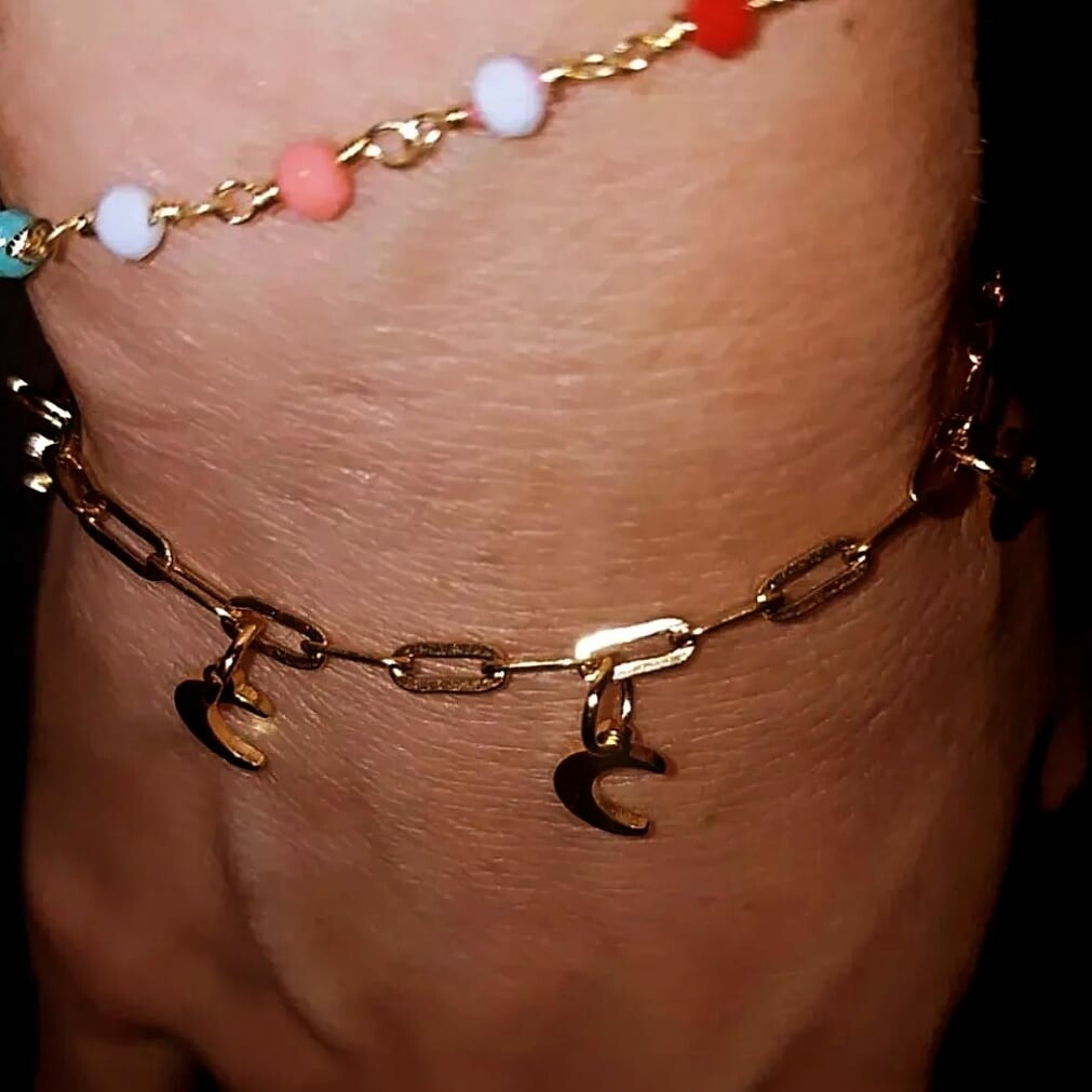 PULSERA MEDIA  LUNA