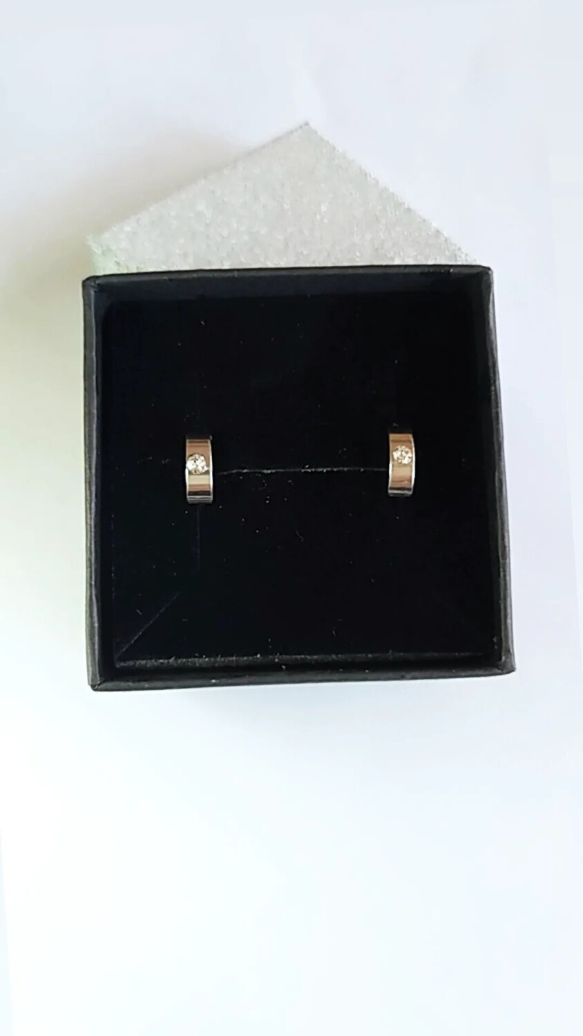 PENDIENTES DE ARO CON CRISTAL