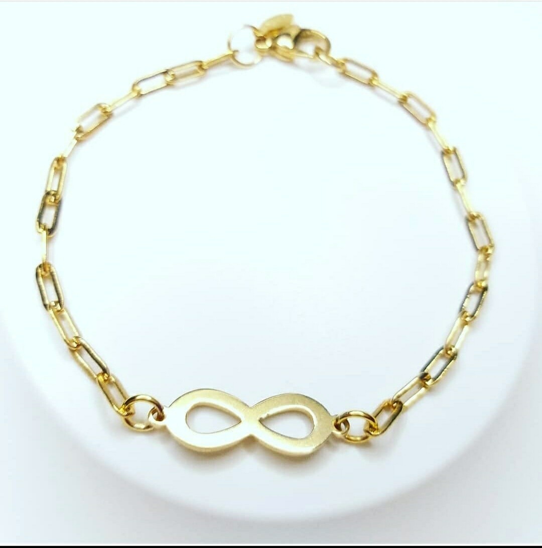 COLGANTE, PENDIENTES Y PULSERA INFINITO