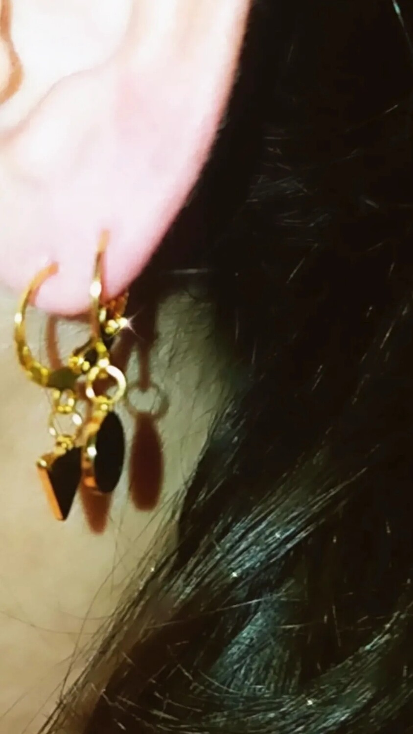 PENDIENTES PLACA&amp;TRIANGULO