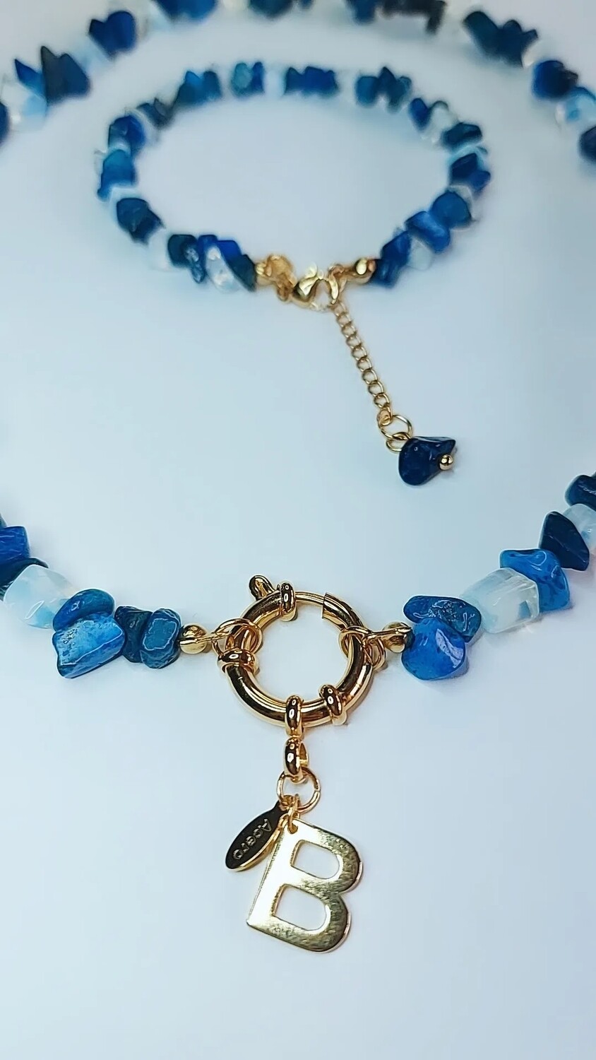 GARGANTILLA Y PULSERA BLUE