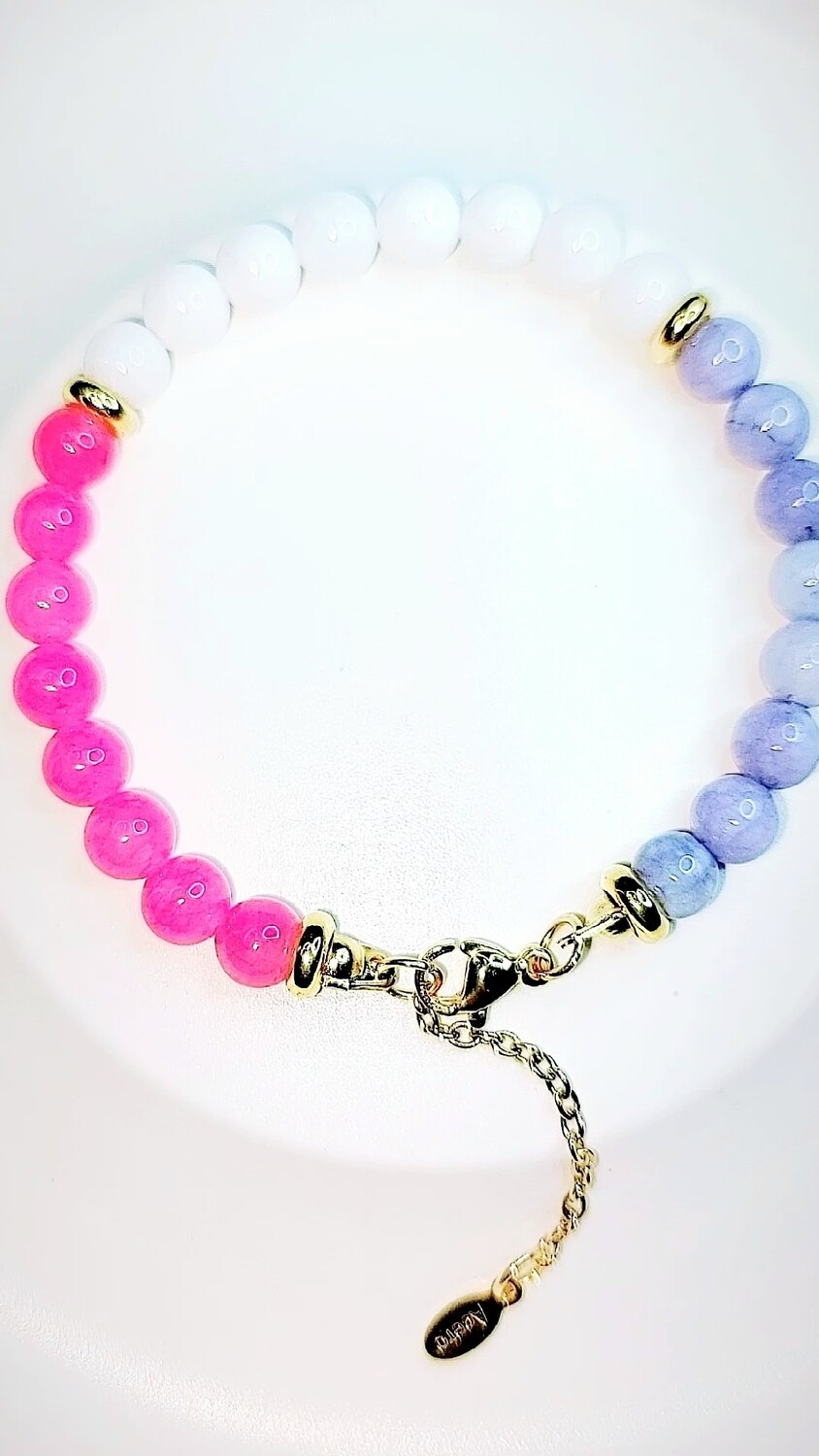 PULSERA ESFERAS CUARZO COLORS