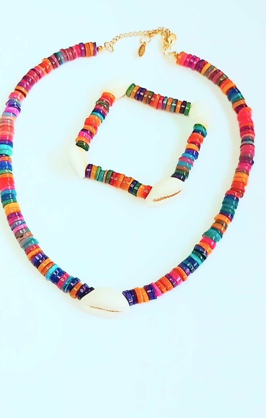 CHOKER Y PULSERA SUM COLORS