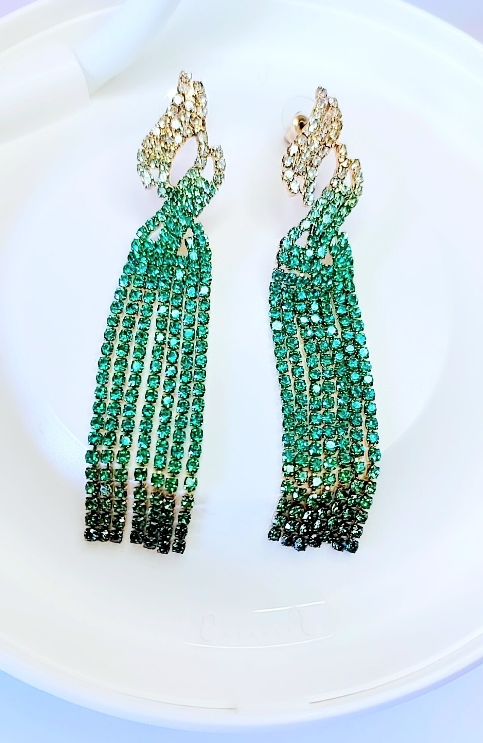 PENDIENTES GOLDEN GREEN