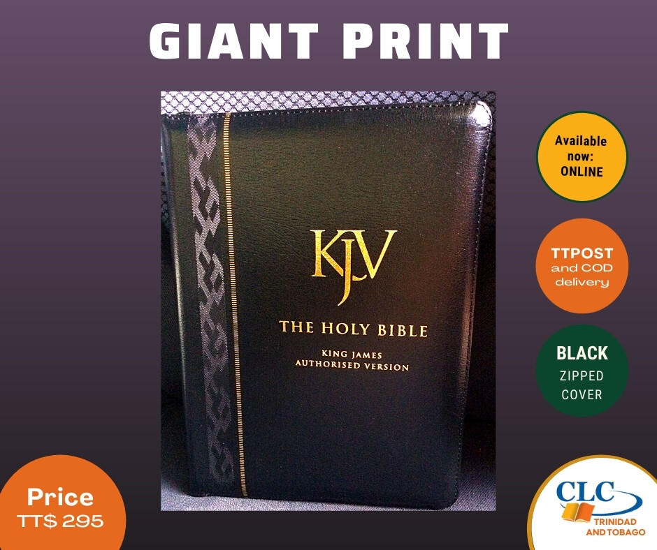 Zipped KJV Giant Print Bible