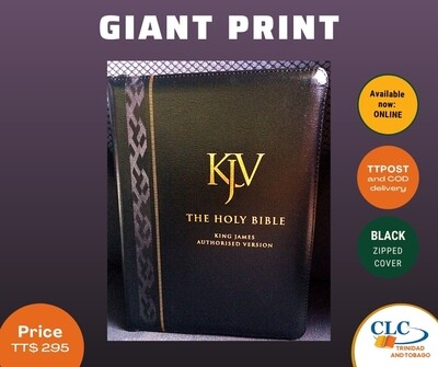 Zipped KJV Giant Print Bible