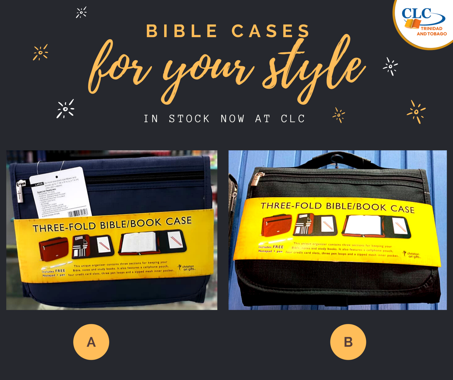Three-fold Bible/ Book Case