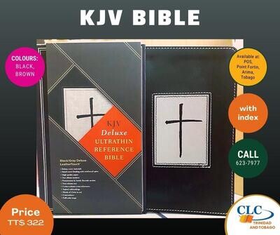 Holman KJV Ultrathin Reference Bible Deluxe LeatherTouch