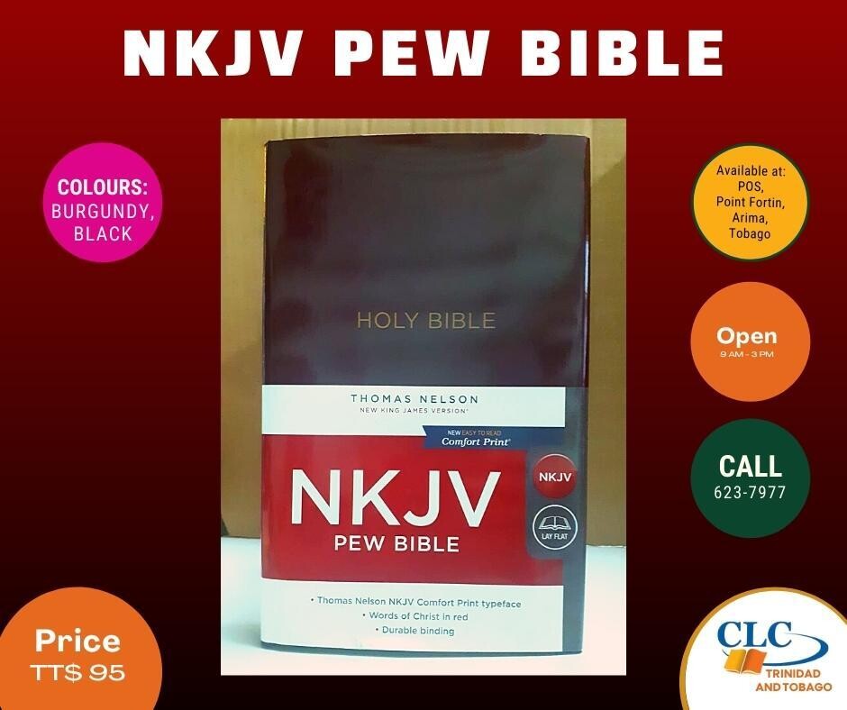 NKJV Hardcover Pew Bible (Hardcover)