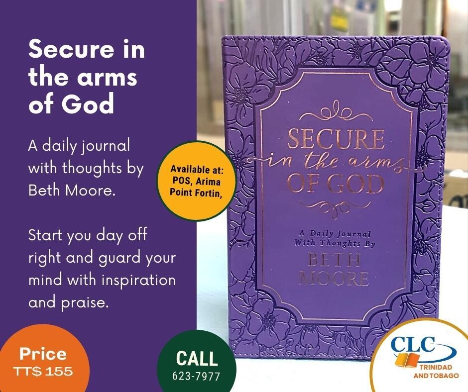 "Secure in the arms of God" Guided Journal