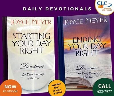 Starting and Ending your Day Right Devotionals by Joyce Meyers