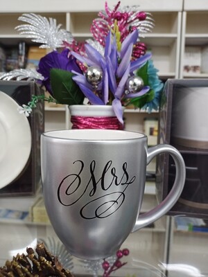 Mr and Mrs Ceramic Cups (Single cups)