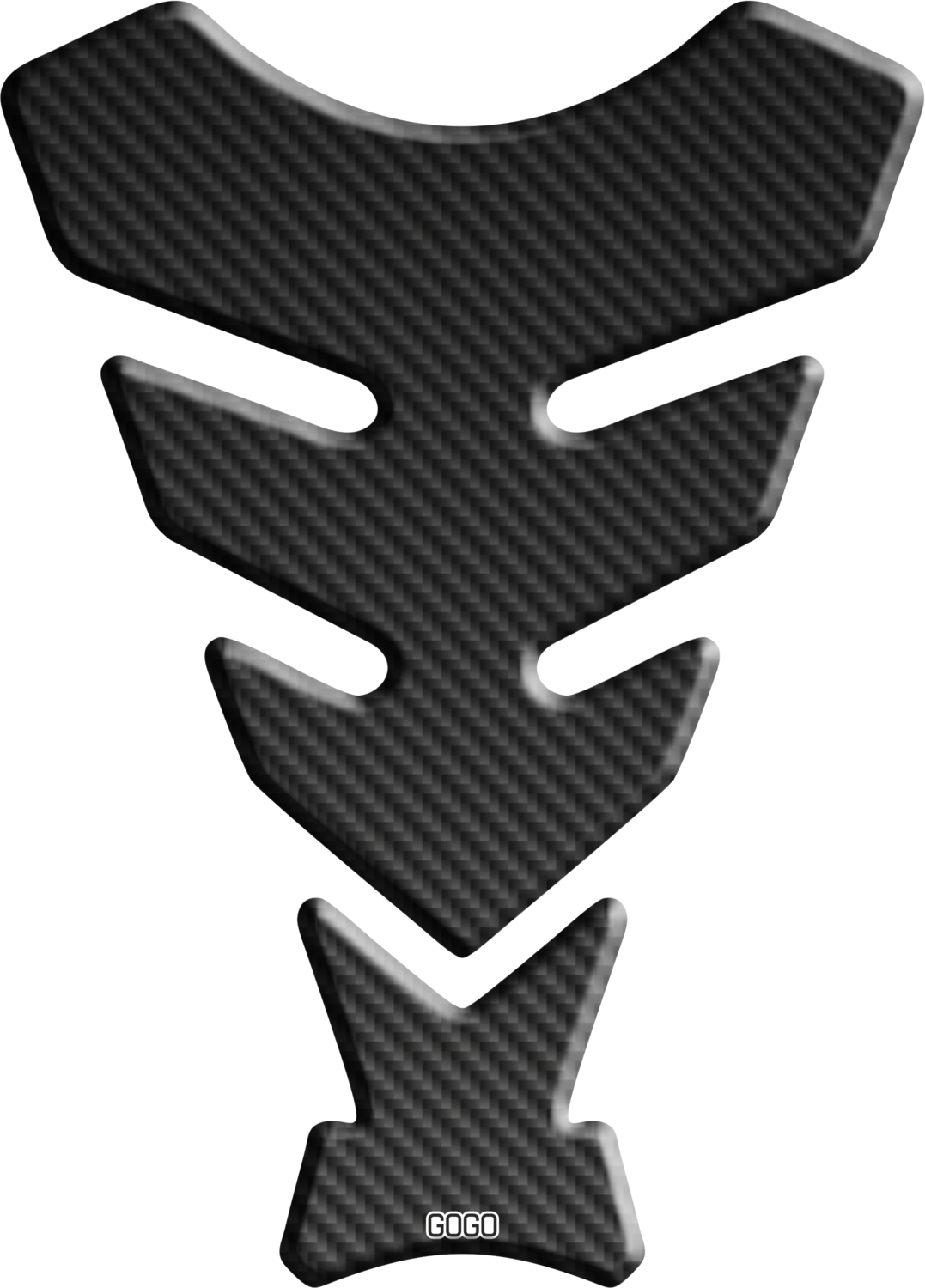 Universal Schwarz Carbon Tank-Pad