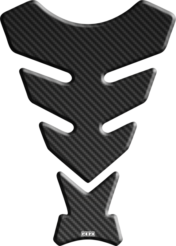 Universal Schwarz Carbon Tank-Pad