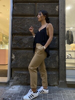Pantaloni Eleganti VicBee Beige